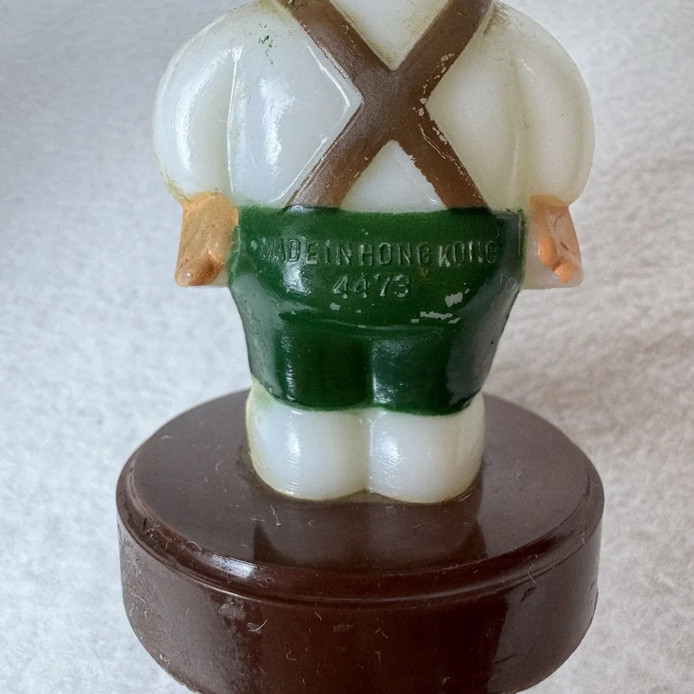 Vintage Plastic Bobble Head Nodder Elephant in Overalls -‎ Political